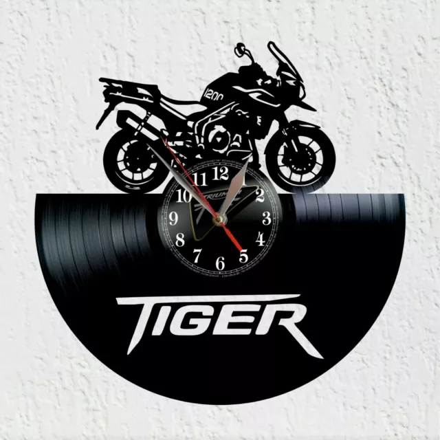 Horloge Vinyle Moto De Course