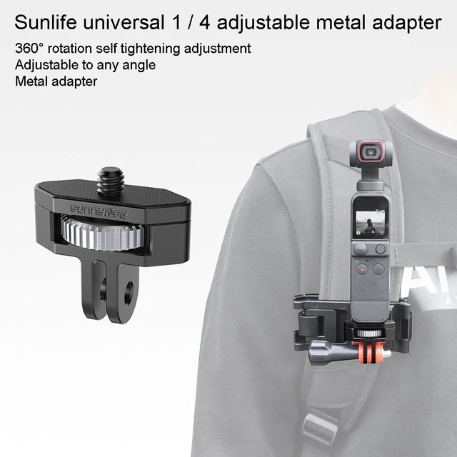 Camera Accessories Metal For Pocket2/One X2/Action Adapter Adjustable 1/4