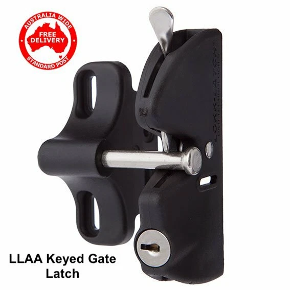 D&D LOKK LATCH Key Operated Gate Latch & Lock LLAA 55310012 FREE