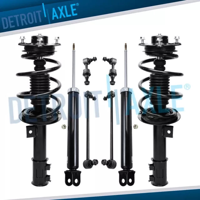 8pc Front Struts Springs Rear Shock Absorbers Sway Bars for 2011 Hyundai Sonata