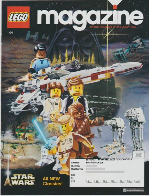 LEGO Club Magazine Star Wars Bionicle Metru Nui Racers World City January 2004