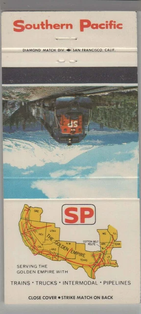 Matchbook Cover - Railroad - Southern Pacific Railway