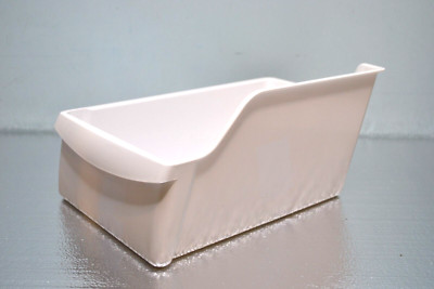 genuine frigidaire refrigerator ice maker cube bucket storage bin 240385201