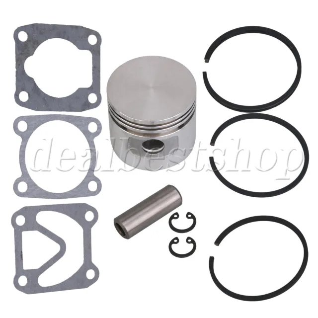 Air Compressor Replacement Piston 47mm and Rings Pin Kit Sealing Gaskets