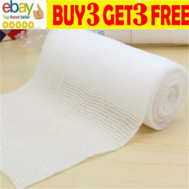 Elastic Bandage First Aid Kit Gauze Roll Wound Dressing NursingEmergency Care ac