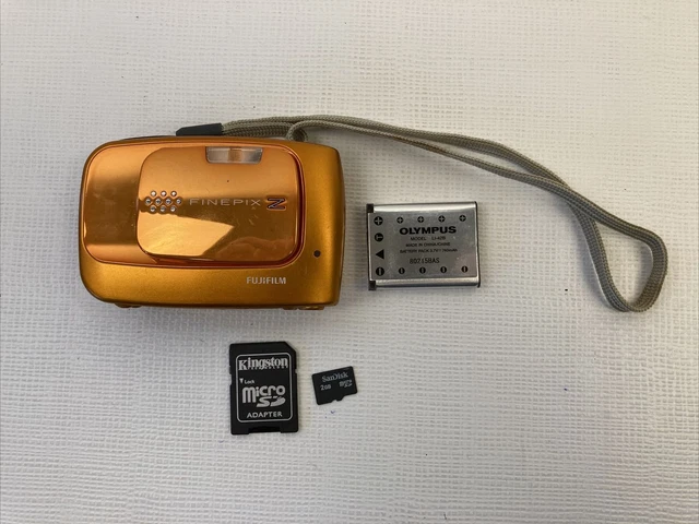 Fujifilm Finepix z30 Orange - Camera, battery & 2GB SD Card Tested Works