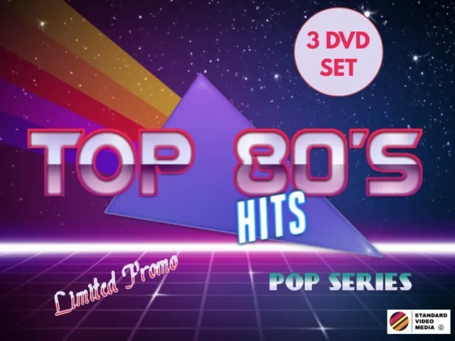 80's Pop Music Videos - 3 DVD's - 150 Hits