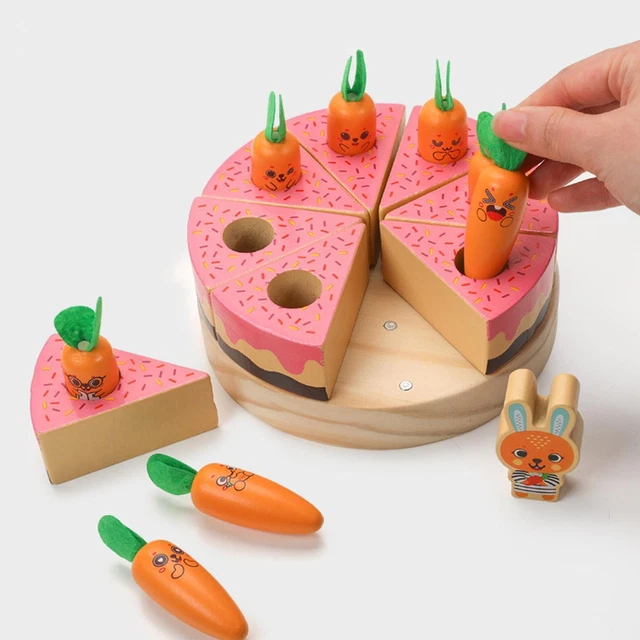 37 Pièces Jouets Cuisine 37 Pièces Set De Gâteau D'anniversaire - Jouets Alimentaires Factices Pour Enfants – Jeu De Cuisine