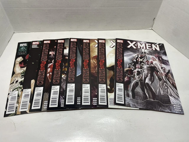 Marvel X-Men Curse Of The Mutants #1-6, 8, 9, 2010 Lot Spider-Man Emma Frost