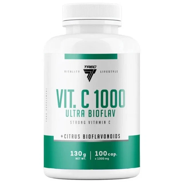 TREC VIT. C 1000 Ultra Bioflav Vitamin C 1000mg with bioflavonoids, 100