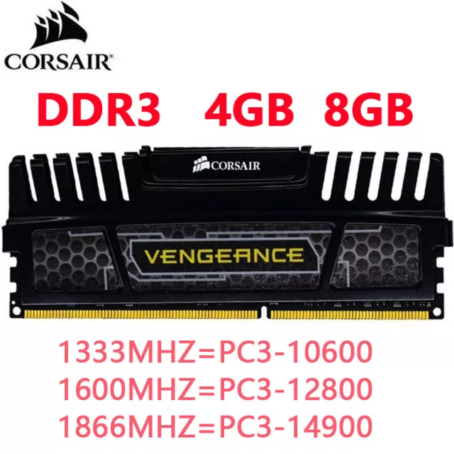 Corsair Vengeance DDR3 4GB 8GB 16GB 1866 1600 1333 Desktop Memory 240Pin DIMM