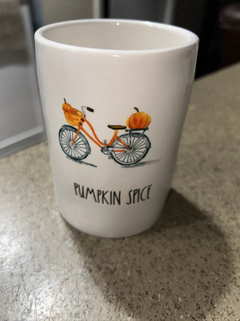 Vela de Bicicleta de Especias de Calabaza Rae Dunn EXTREMADAMENTE DIFÍCIL DE ENCONTRAR Halloween Otoño