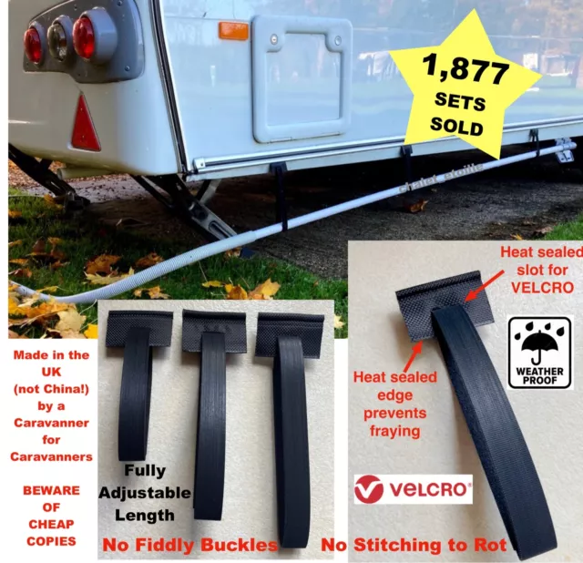 Caravan Waste Water Pipe Support Straps  for Rigid, Flexi & Colapz Pipes