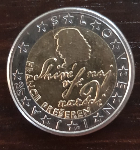 2 Euro France Preseren 2007 Wert