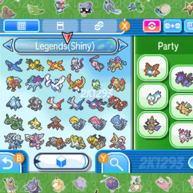 Shiny Event Zekrom, Reshiram & shiny Kyurem Pokemon X, Y, Omega Ruby &  Alpha Sapphire 3DS OR - Gameflip