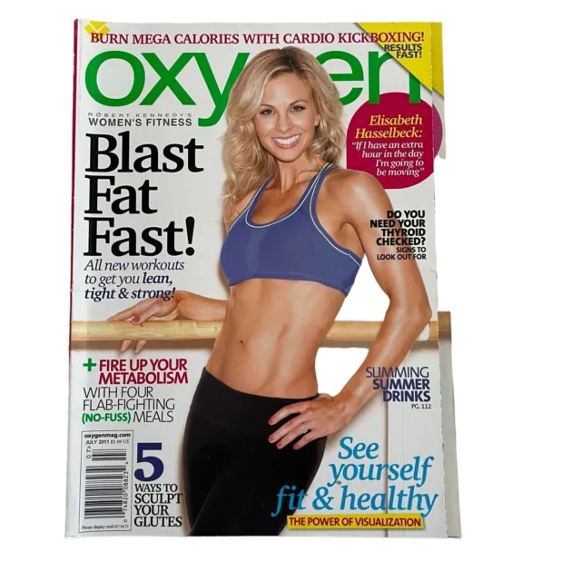 Oxygen Fitness Magazine u July 2011 Elisabeth Hasselbeck Cover Vol 14 Is 7 No 14