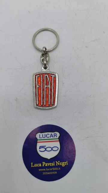 Portachiavi Originale Fiat - Logo Metallico Ufficiale Con Astuccio - Foto 9