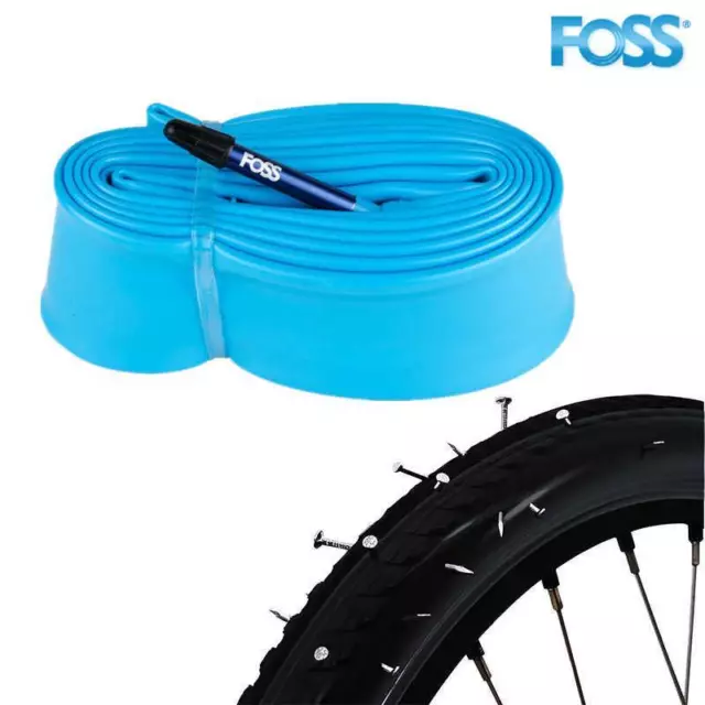 2X (Pair) Foss Explosion-Proof Inner Tubes - 26 x 1.35-1.75 - Presta Valve