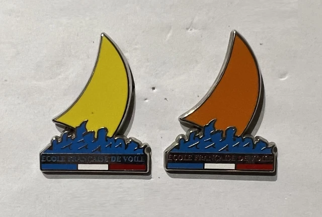 Pin's Rare ECF Auto Ecole - EGF - Vintage - Fabrication Française - Email Grand Feu