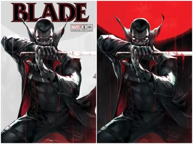 Blade 1 Ivan Tao Exclusive Virgin Variant Set Ltd 666 W/ Numbered Coa Nm New