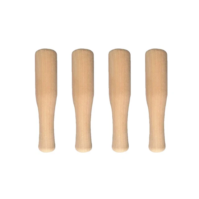 4 Pcs Meule Alimentaire Pilon À Mojito En Bois Aliments Pour Bébés Bois Massif