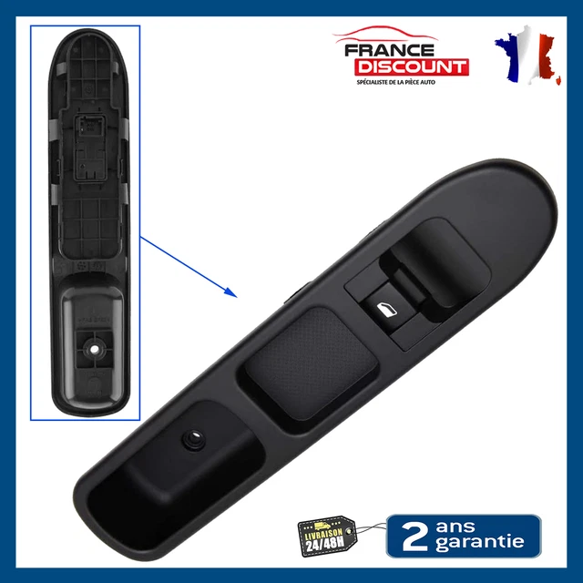 Bouton Leve Vitre Avant Droit Pour Peugeot 207 - 6554Ql 6490Hq 6554Hj