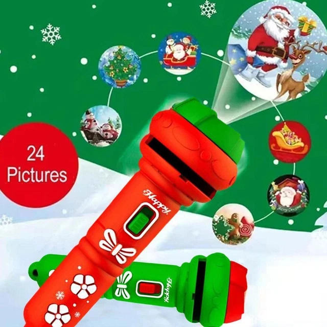 Lumière Torche de projecteur de toboggan de Noël Lampe de poche de projection