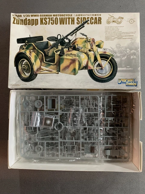 Italeri 7406 07406 : Maquette Zündapp KS 750 Sidecar