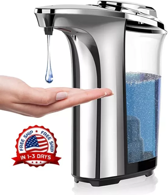 Dispensador de Jabón Automático para Cocina y Bano Lavadero Sin Tacto 500 ml NUEVO