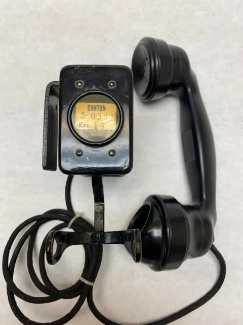 Western Electric Space Saver C1 with E1 handset & Mounting Bracket