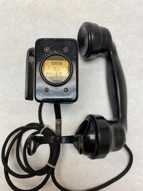 Western Electric Space Saver C1 with E1 handset & Mounting Bracket Western Electric Space Saver C1 with E1 handset & Mounting Bracket