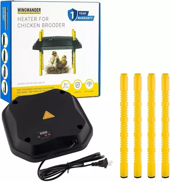 Wingwander Heater For Chicken Brooder Keep Newly Hatched Chicks Snug And Warm