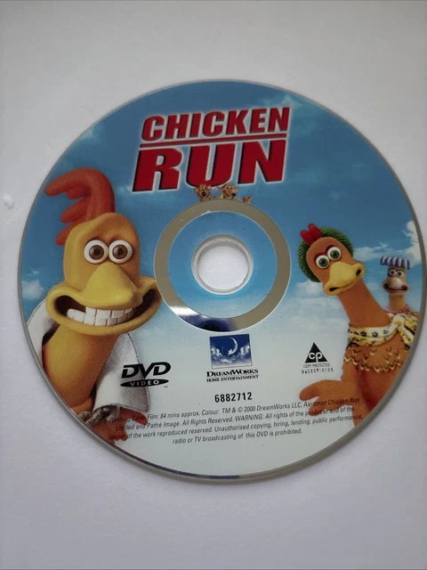 CHICKEN RUN (DVD, 2000) GC DISC ONLY $4.00 - PicClick AU