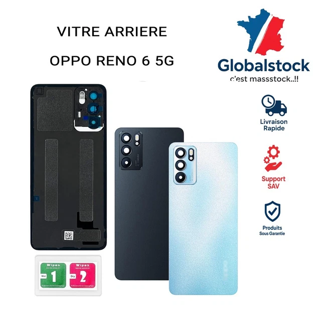 Vitre Arrière Cache Batterie Iphone SE 2 2020 Blanc Logo Adhésif CE - Téléphonie
