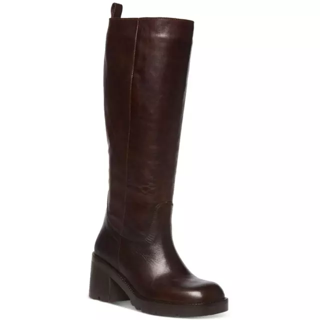 Steve Madden Womens Gyrate Brown Knee-High Boots Shoes 10 Medium (B,M) BHFO 1432