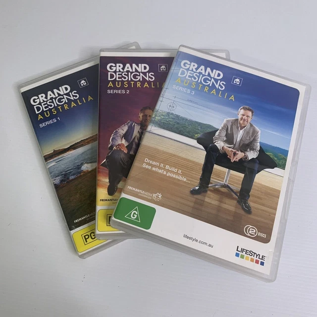 Grand Designs Australia TV Series Season 1,2,3 DVD PAL Region 4 FREE SHIPPING