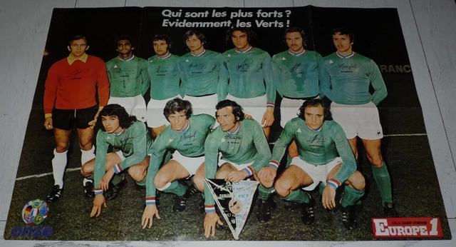 POSTER FOOTBALL PLATINI Bellus Rep Asse St Etienne 1980-81 EUR 9,99 - FR