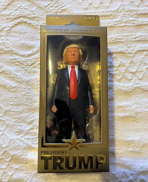 Action Figure President Donald Trump 2016 Toy Art FCTRY Middle Finger MAGA