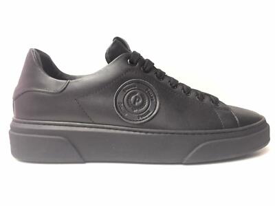 SCARPE SNEAKERS CASUAL Uomo Pollini 1511Ue110A Pelle Nero Originale Pe New  EUR 99,85 - PicClick IT