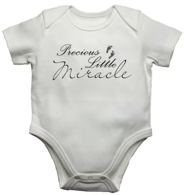 Precious Little Miracle Newborn Toddler Baby Vest Gift Bodysuit Grow Unisex