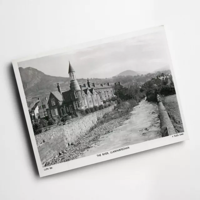 A6 PRINT - Vintage Wales - The River, Llanfairfechan (a)