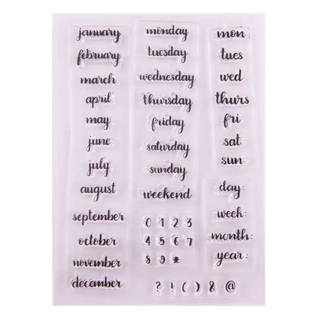 Precision and Accuracy Clear Rubber Stamps for Perfectly Aligned Designs