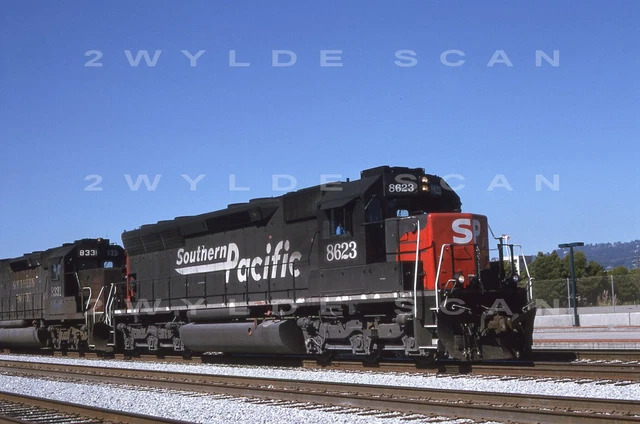 ORIG SLIDE Southern Pacific 8623 SD40M-2 Emeryville 1995