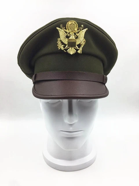 WWII US Army Air Force Officer Cap Eagle Badge - XL Size Reproduction