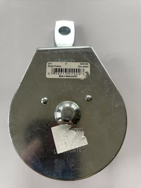 National Hardware Swivel Single Pulley Zinc Plated Steel N220-004, 650 LB