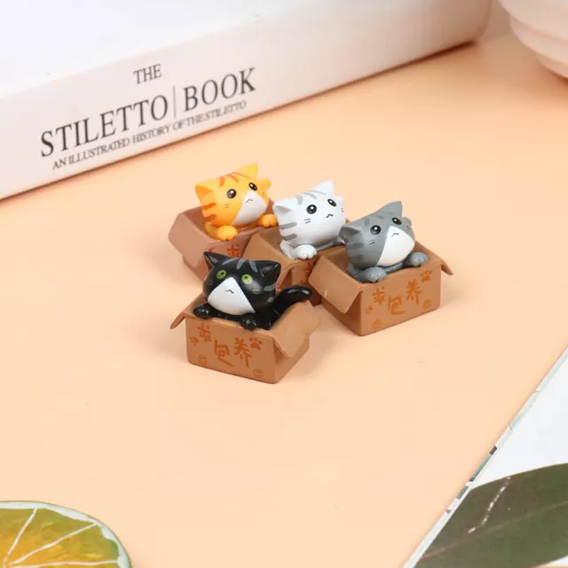 1PC Cute Mini Cat Ornament Garden kitten Ornament Gift For Kids Room DecorY-EL