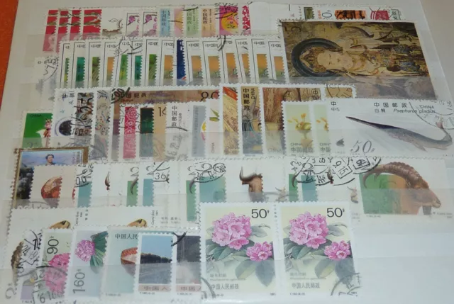 Volksrepublik VR China Briefmarken Sammlung 180 Stück Konvolut Lot Nachlaß Chine