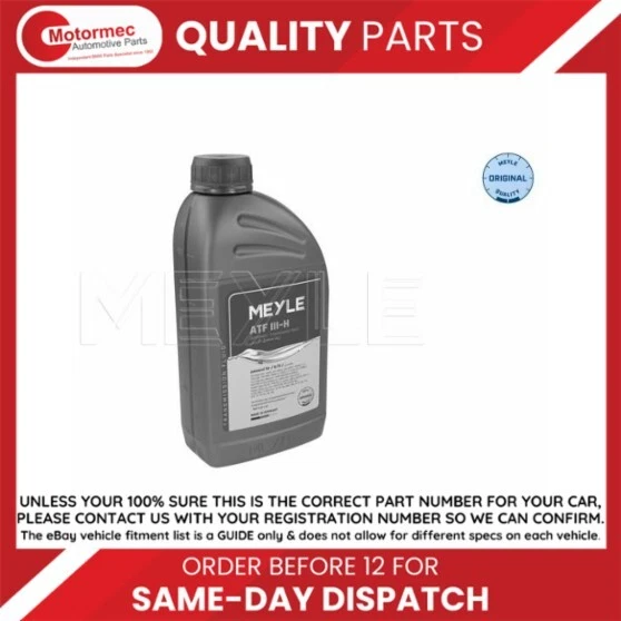 BMW AUTO TRANSMISSION Fluid ATF E39 E46 E53 85 Meyle 1ltr OE