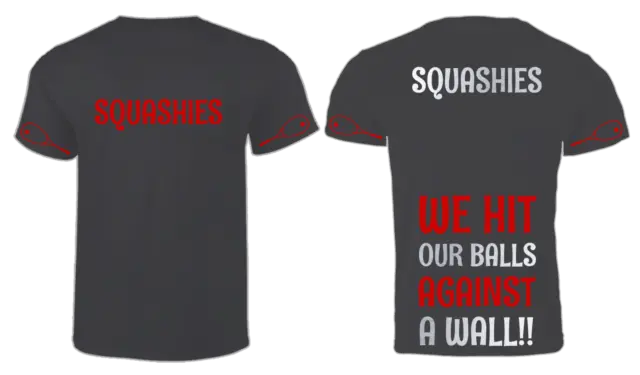 Squashies Charcoal Edition Squash T-Shirt