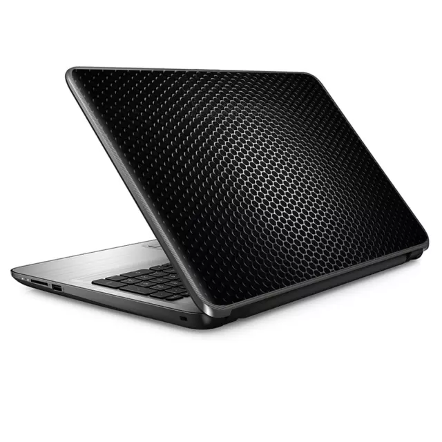 Laptop Skin Wrap Universal for 13 inch - Black Metal Pattern